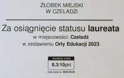 Żłobek Miejski w Czeladzi został Laureatem Plebiscytu Orły Edukacji 2023 (3)