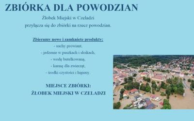 ZBIÓRKA DLA POWODZIA